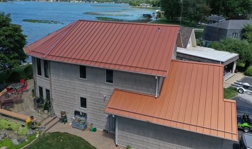 Tarping and dry-in on a Spiceland commercial roof
